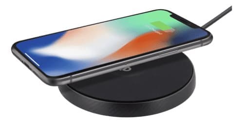 Deltaco Trådlös Snabbladdare för iPhone / Android, 10W - Svart