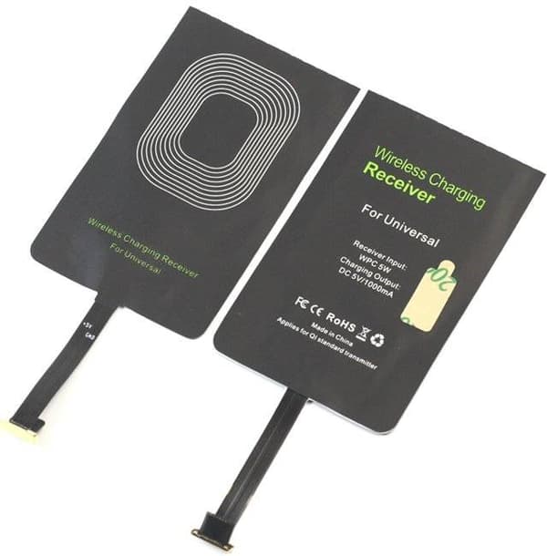 Trådlös QI-laddningsmottagare för microUSB-mobiler (Typ A)