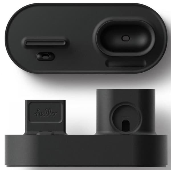 SiGN 3-in-1 Laddställ för iPhone, AirPods & Apple Watch - Svart