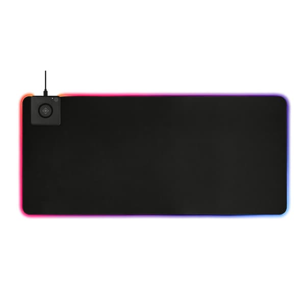 Deltaco Gaming DMP320 Gaming Hiiretmatto RGB ja Langaton laturi