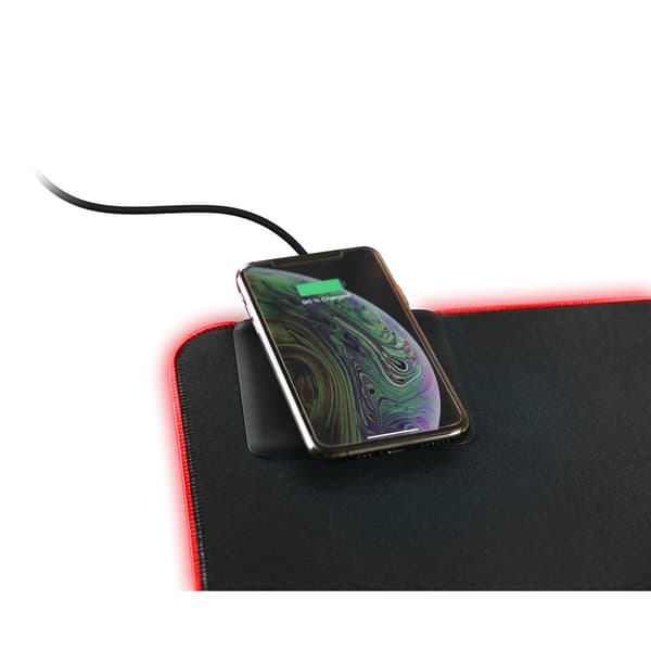 Deltaco Gaming DMP320 Gaming Hiiretmatto RGB ja Langaton laturi