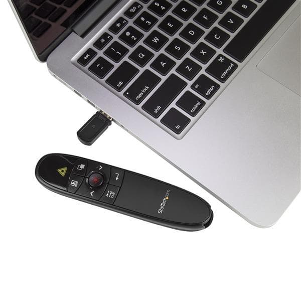 StarTech.com Presentationer Fjärrkontroll - Trådlös presentatör - PPT-fjärrkontroll - USB PowerPoint Presenter - 27m - Presentationsfjärrkontroll - RF