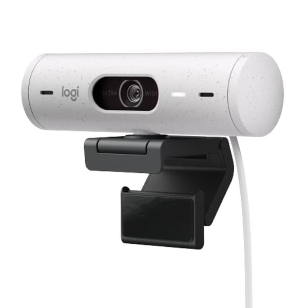 Logitech Brio 500 - Webbkamera - Full HD - 1080p/30fps - Off White