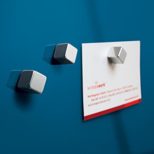 Sigel SI-GL252 Magnetisk glasplade Artverum 480x480x15mm Benzinblå
