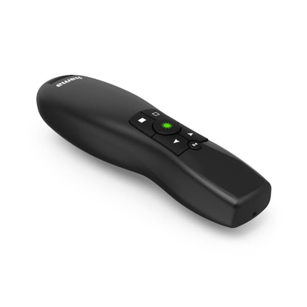 Hama Wireless Laser Presenter Greenlight Pointer, 4i1, laserfarve grøn (00139918)
