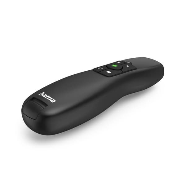 Hama Wireless Laser Presenter Greenlight Pointer, 4i1, laserfarve grøn (00139918)