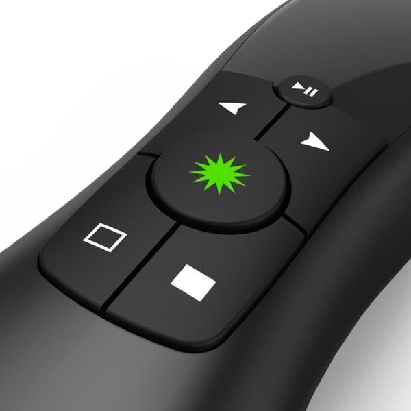 Hama Wireless Laser Presenter Greenlight Pointer, 4i1, laserfarve grøn (00139918)