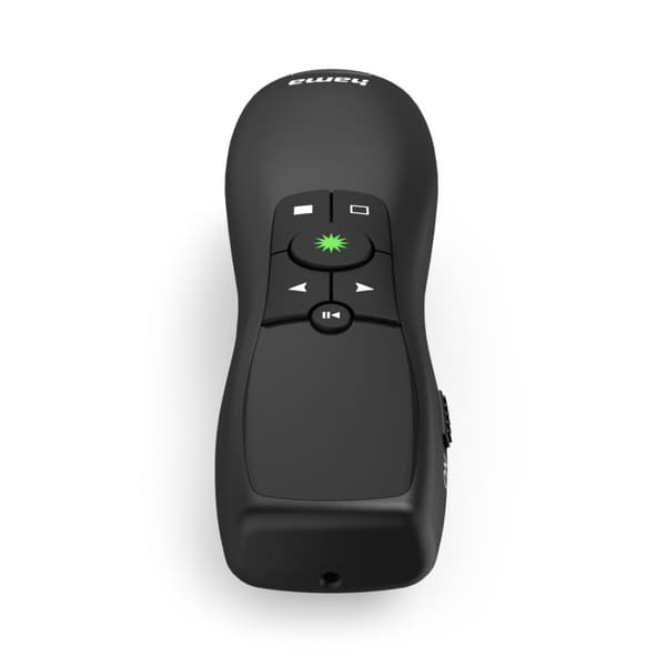 Hama Wireless Laser Presenter Greenlight Pointer, 4i1, laserfarve grøn (00139918)
