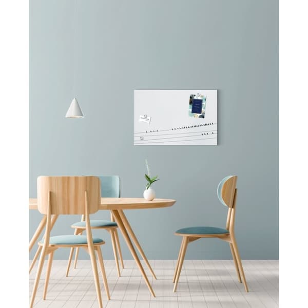 Sigel SI-GL284 Glasmagnettavle Artverum Little Birds 60x40 cm Hvid