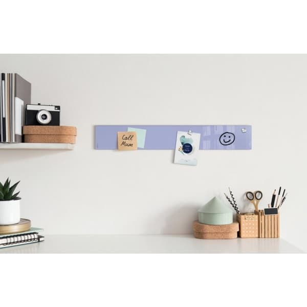 Sigel SI-GL109 Glasmagnetskiva Artverum 12x78 cm Lavendel