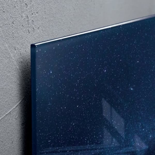 Sigel SI-GL283 Magnettavla i glas Artverum Galaxy 60x40 cm Mörkblå