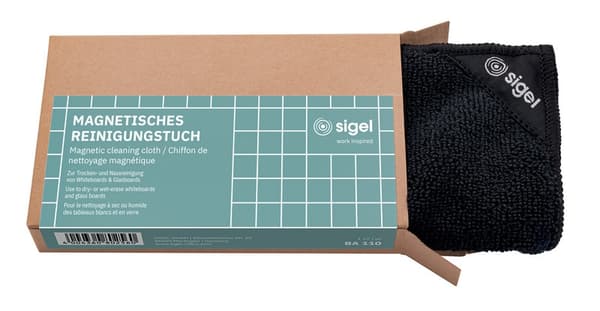 Sigel SI-BA110 Rengöringsduk Magnetisk Svart 250 X 250 mm