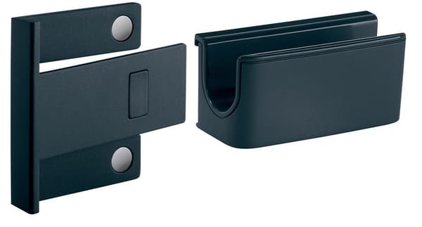 Sigel SI-GL800 Pennhållare för glasbrädor från 3 till 5 mm antracit 75x37x35 mm Fäst