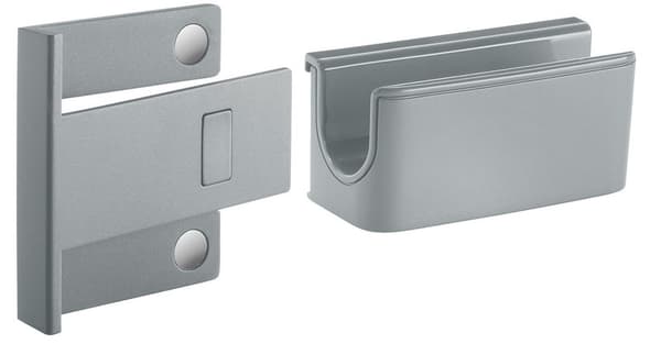 Sigel SI-GL810 Pennhållare för glastavlor från 3 till 5 mm ljusgrå 75x37x35 mm
