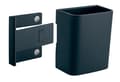 Miniatyrbillede 5 af 9: Sigel SI-GL801 Pennebakke S til glasplader fra 3 til 5 mm antracit 75x94x51 mm Fastgør