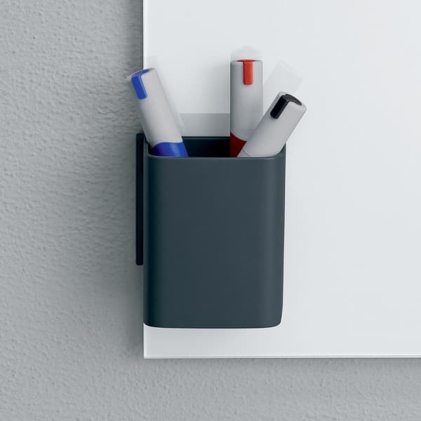 Sigel SI-GL801 Pennebakke S til glasplader fra 3 til 5 mm antracit 75x94x51 mm Fastgør
