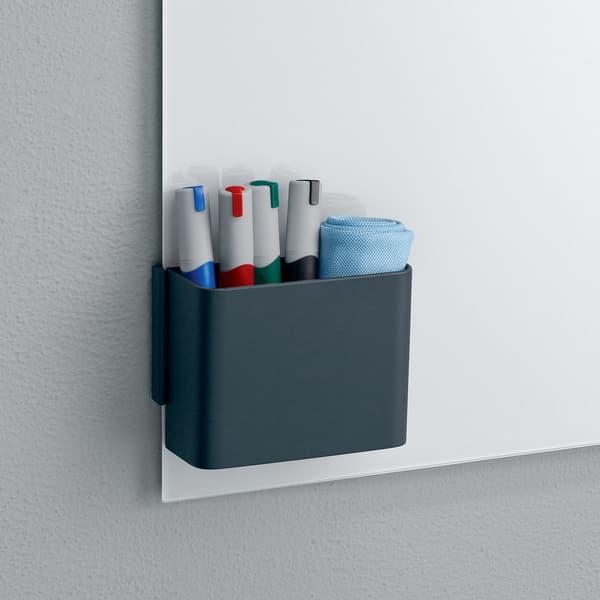 Sigel SI-GL802 Pennebakke M til glasplader fra 3 til 5 mm antracit 120x94x51 mm Fastgør