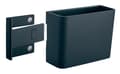 Miniatyrbillede 6 af 9: Sigel SI-GL802 Pennebakke M til glasplader fra 3 til 5 mm antracit 120x94x51 mm Fastgør