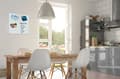 Miniatyrbild 3 av 8: Sigel SI-B1100 Magnetkort i glas Be!Board 450x450mm Vit