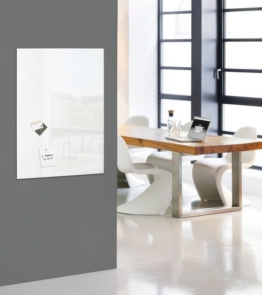 Sigel SI-GL131 Glasmagnetkort Artverum 780x480x15mm Vit
