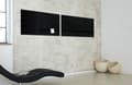 Miniatyrbild 7 av 8: Sigel SI-GL145 Glasmagnetkort Artverum 910x460x15mm Svart