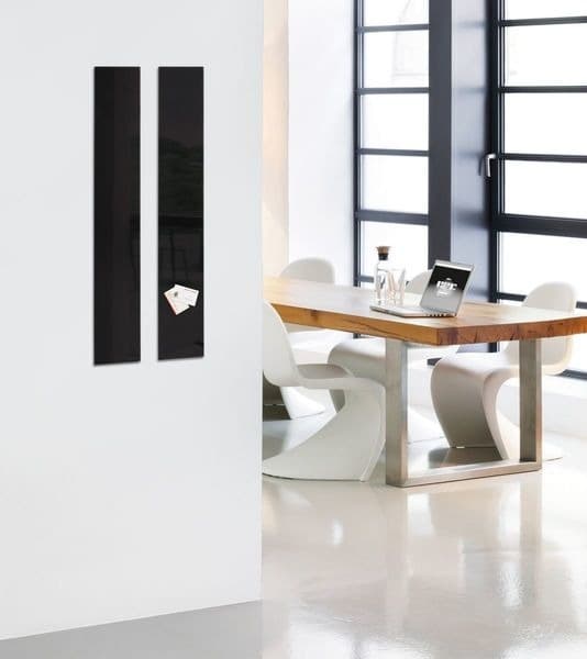 Sigel SI-GL100 Glasmagnetkort Artverum 120x780x15mm Svart