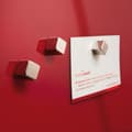 Miniatyrbild 5 av 8: Sigel SI-GL114 Glasmagnetkort Artverum 480x480x15mm Röd
