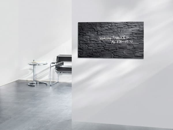 Sigel SI-GL149 Glasmagnetkort Artverum 910x460x15mm skiffer