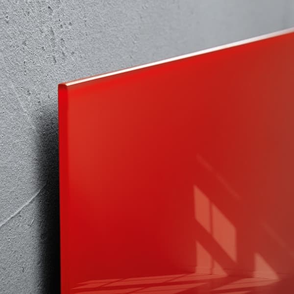 Sigel SI-GL122 Glasmagnetplade Artverum 600x400x15mm Rød