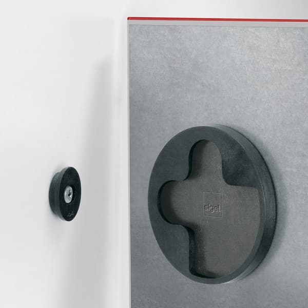 Sigel SI-GL122 Glasmagnetplade Artverum 600x400x15mm Rød