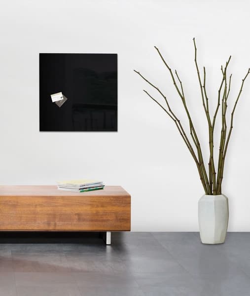 Sigel SI-GL400 Glasmagnetkort Artverum LED 480x480x15 Svart