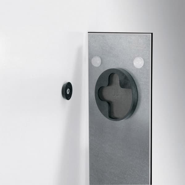 Sigel SI-GL169 Glasmagnettavla Artverum 480x480x15mm skiffer
