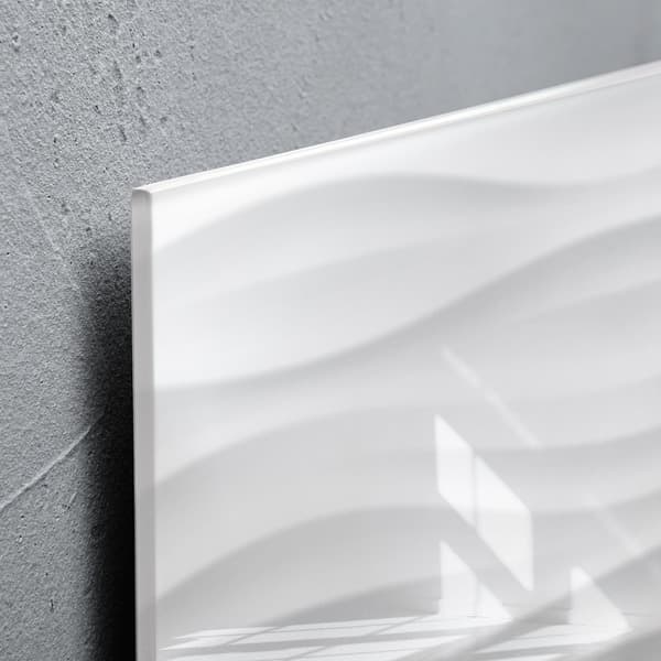 Sigel SI-GL260 Glasmagnetskiva Artverum 910x460x15mm White Wave
