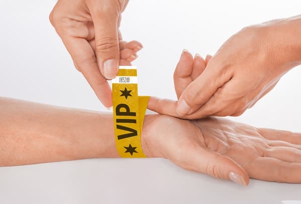 Sigel SI-EB217 Event Armband Super Soft 255x25mm Guld Med VIP-tryck 120 st