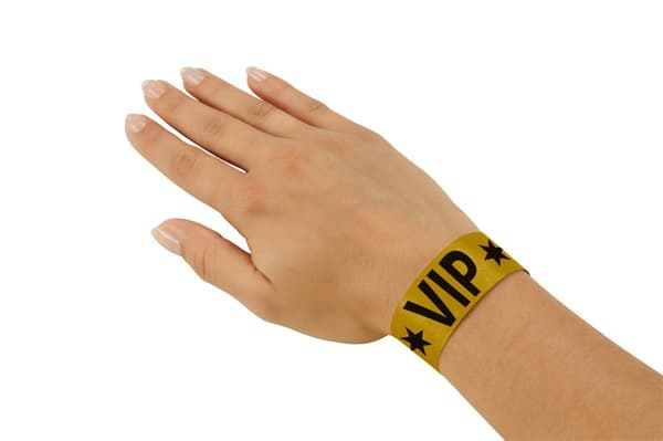 Sigel SI-EB217 Event Armband Super Soft 255x25mm Guld Med VIP-tryck 120 st