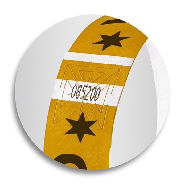 Sigel SI-EB217 Event Armband Super Soft 255x25mm Guld Med VIP-tryck 120 st