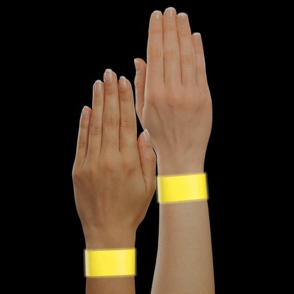 Sigel SI-EB218 Eventarmband Supermjuka, 255x25mm 120 delar Fluorescerande gul