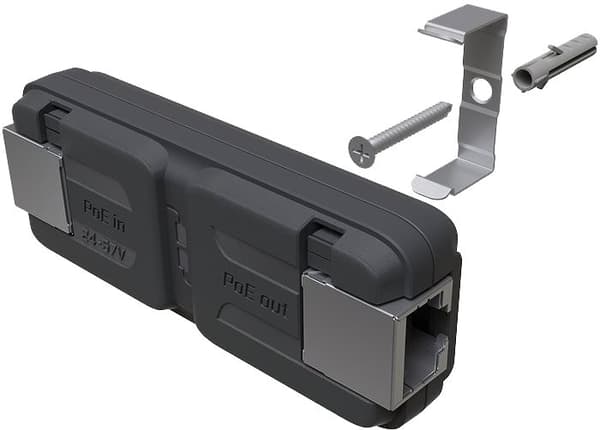 GPeR Gigabit Passive Ethernet Repeater, 100-150m, Cat6, Pass
