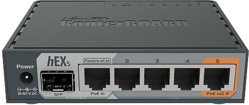 RB760IGS 880MHz 256MB 5xGE 1xSFP L4, blackktop