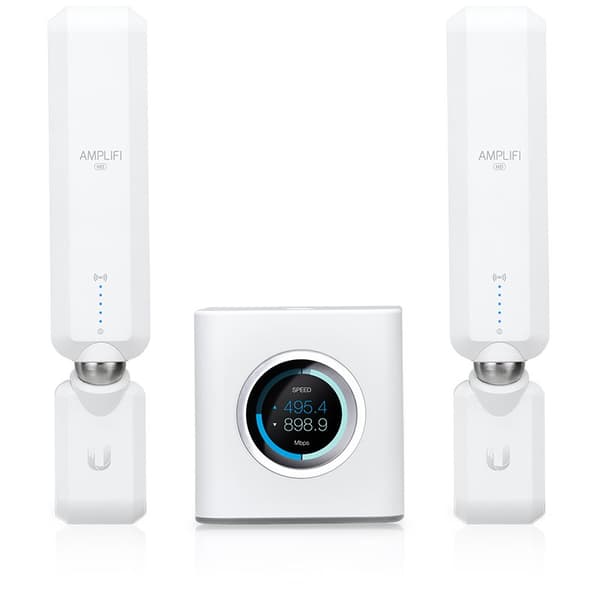 Home Router, 2x Mesh Points, Plug and Play, Up to 5 Gb/s, wh