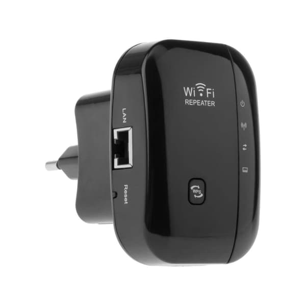 WIFI Förlängare - Förstärk din Router Svart