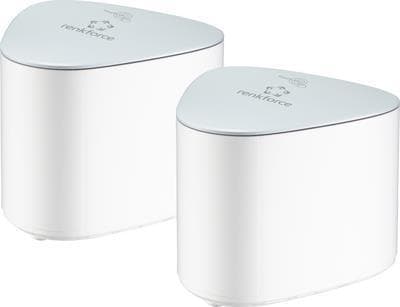 Renkforce RF-4601158 RF-WMH-320 2-pack WLAN-router 10/100/1000 MBit/s 2,4 GHz, 5 GHz (RF-4601158)