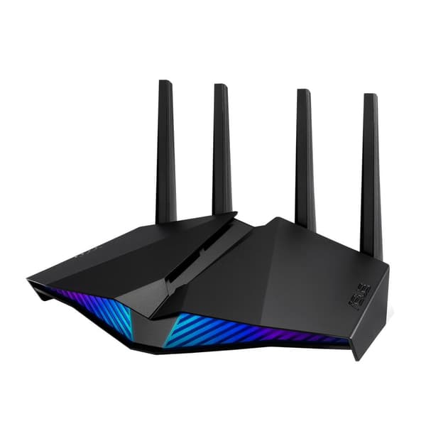 ASUS RT-AX82U - Spelrouter - AiMesh - Wifi 6 - AX - Svart Svart