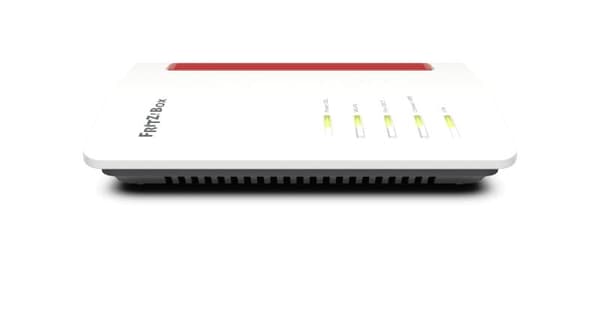 AVM FRITZ!Box 7530 AX WI-FI 6 router (DSL/VDSL, 1.800 Mbit/s (5GHz) & 600 Mbit/s (2,4 GHz), op til 300 Mbit/s med VDSL supervectoring 35b, WLAN mesh,