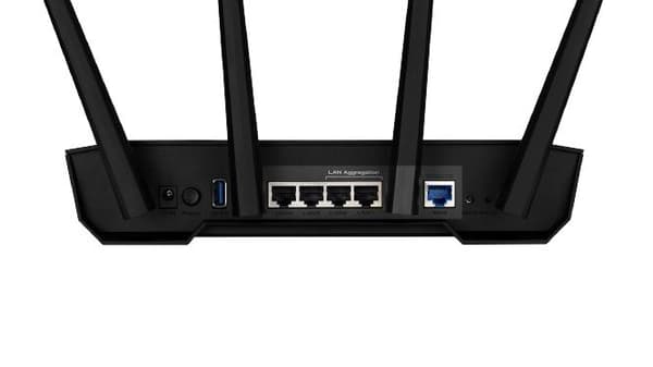 ASUS TUF-AX3000 - Trådlös router - 3000 Mbps - Svart