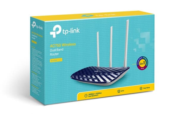 TP-LINK Archer C20 AC750 Dual Band WiFi-ac -reititin (ARCHER C20)