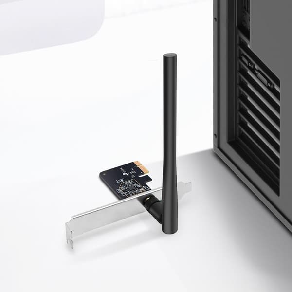 TP-LINK Archer T2E - Inbyggd - Trådlös - PCI Express - WLAN - 433 Mbit/s - Svart - Silver (Archer T2E)
