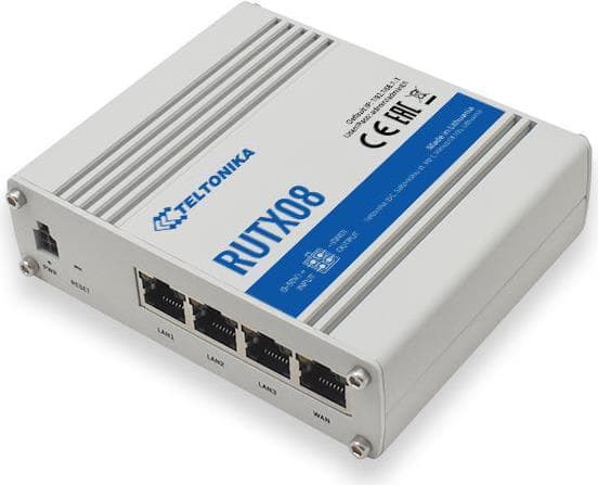 Teltonika RUTX08 router kablet grå Rustfrit stål