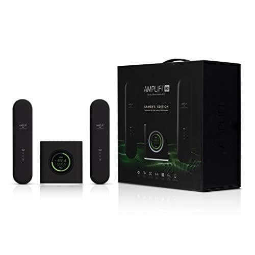 Ubiquiti AmpliFi AFi-G - Gamer's Edition - WLAN-system (router, 2 förlängare) - upp till 1858 m² - nätverk - GigE - 802.11a/b/g/n/ac - dubbelband