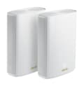 Miniatyrbild 3 av 4: ASUS ZenWiFi AX Hybrid (XP4) - WLAN-system (2 routrar) - upp till 510 m² - nätverk - GigE - 802.11a/b/g/n/ac/ax - dubbelband